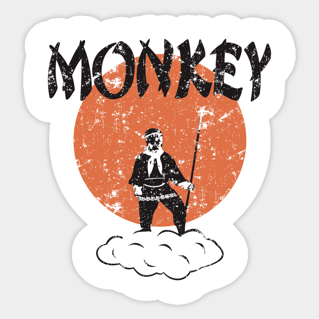 Monkey Magic Sticker by VEKTORKITA